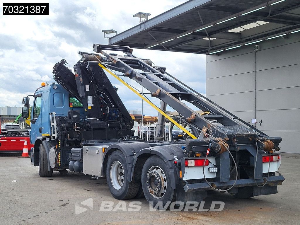 Volvo FE 320 4X2 HIAB 144 E-3 HIDUO Crane 20tons cable system Full air suspension Lift Axle