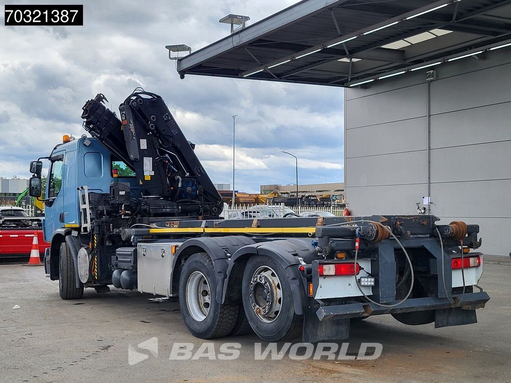 Volvo FE 320 4X2 HIAB 144 E-3 HIDUO Crane 20tons cable system Full air suspension Lift Axle