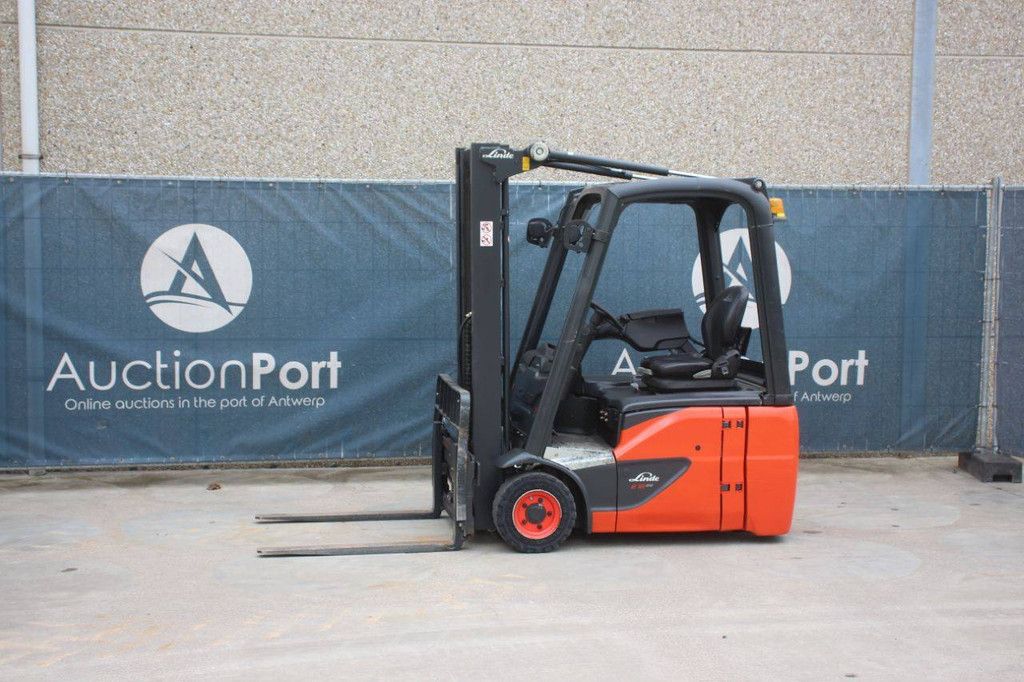 Linde E16C-02 Electric Forklift 1600kg 4m 2017