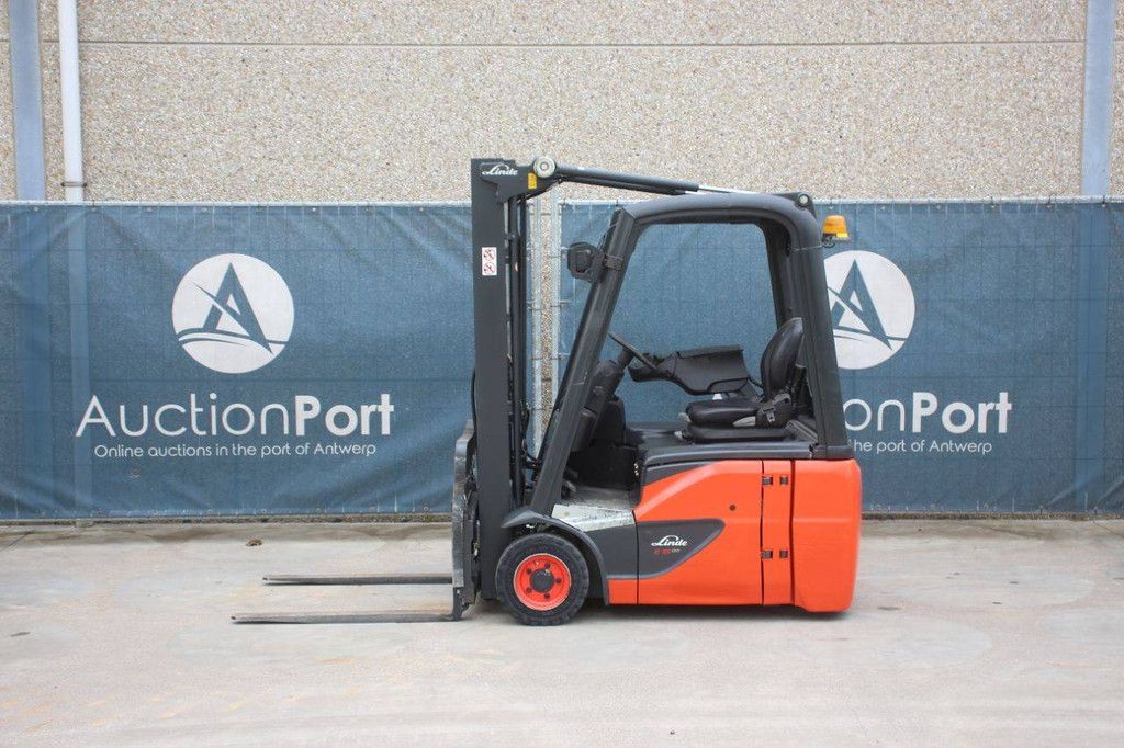 Linde E16C-02 Electric Forklift 1600kg 4m 2017