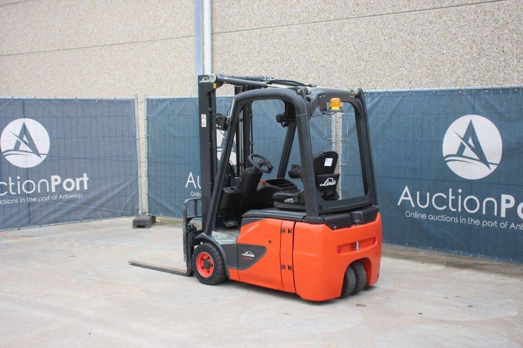 Linde E16C-02 Electric Forklift 1600kg 4m 2017