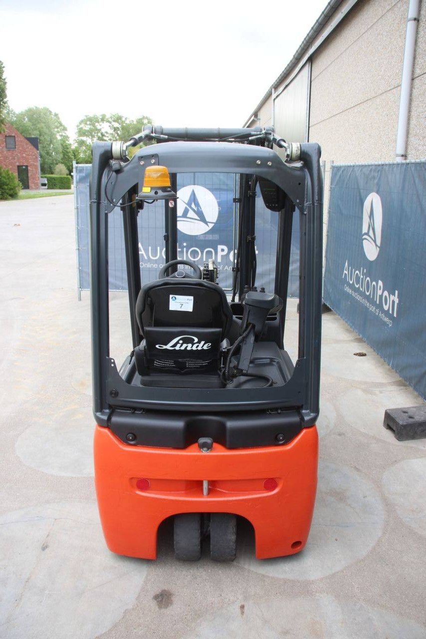 Linde E16C-02 Electric Forklift 1600kg 4m 2017