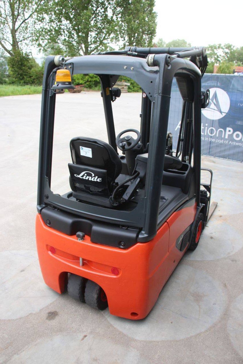 Linde E16C-02 Electric Forklift 1600kg 4m 2017