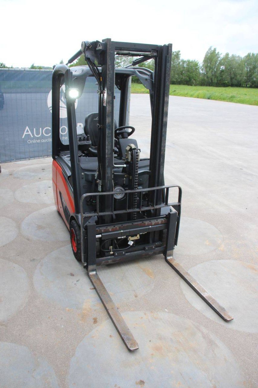 Linde E16C-02 Electric Forklift 1600kg 4m 2017
