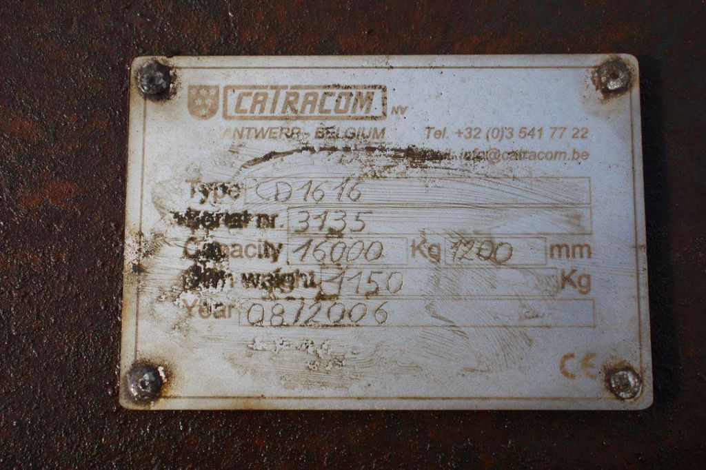 Coil mandrel Catracom CD1616 16000kg 2006