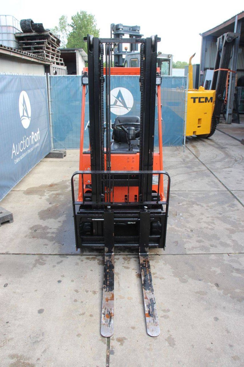 Toyota 2FBE13 Electric Forklift 1250kg 3.5m 1985