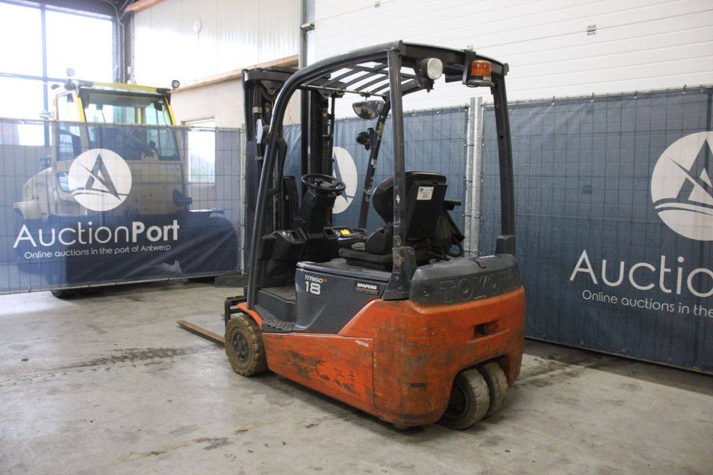 Toyota 8FBE18T Electric Forklift 1800kg 4.7m 2018