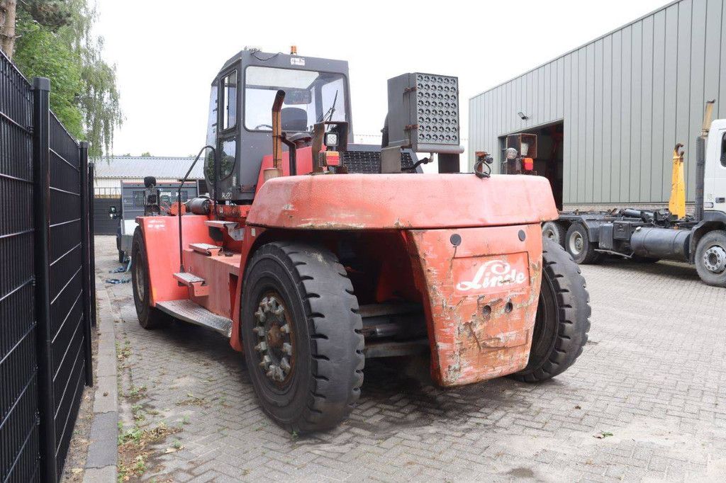 Linde H220 Diesel Rough-Terrain Forklift 22000kg 5.0m 2001