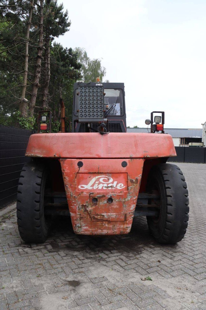 Linde H220 Diesel Rough-Terrain Forklift 22000kg 5.0m 2001