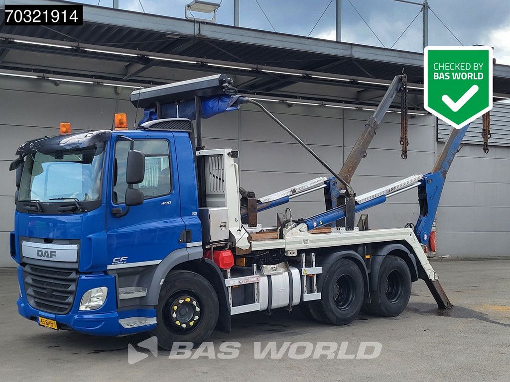 DAF CF 400 6X2 NL-Truck VDL P-18 Absetzkipper Lift-Asche Automatic Euro 6