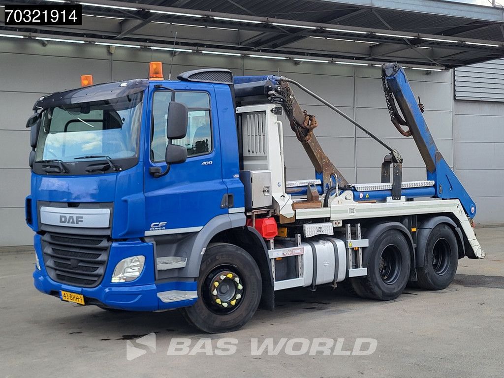 DAF CF 400 6X2 NL-Truck VDL P-18 Absetzkipper Lift-Asche Automatic Euro 6