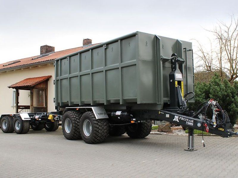 Pronar T 285 Haken-Anhänger 21 to Boogie-Fahrwerk