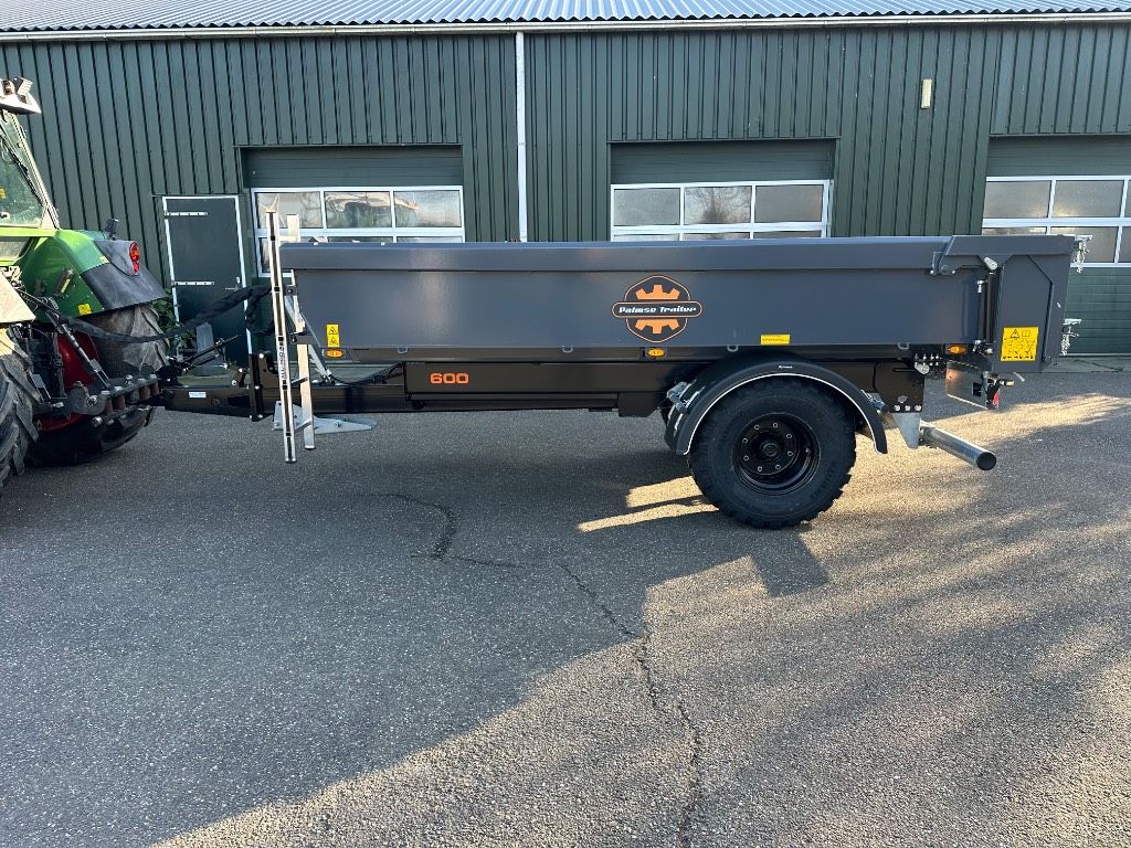Palmse Trailer PT600E-1A bakkenwagen bakkenkar kipper dumper