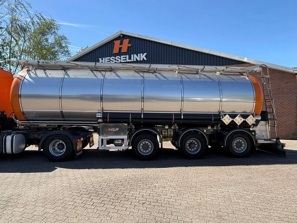Hobur O-3-43 T SPECIAL HOBUR 36m3 ADR Borger pomp 2x stuuras RVS geisoleerd