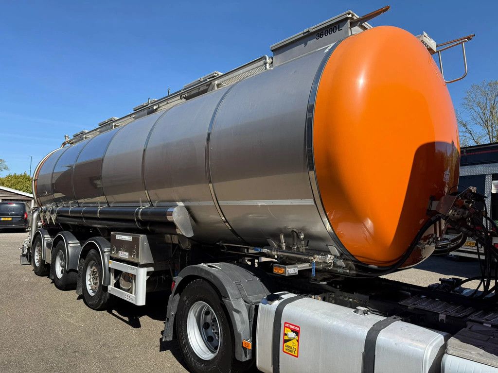 Hobur O-3-43 T SPECIAL HOBUR 36m3 ADR Borger pomp 2x stuuras RVS geisoleerd