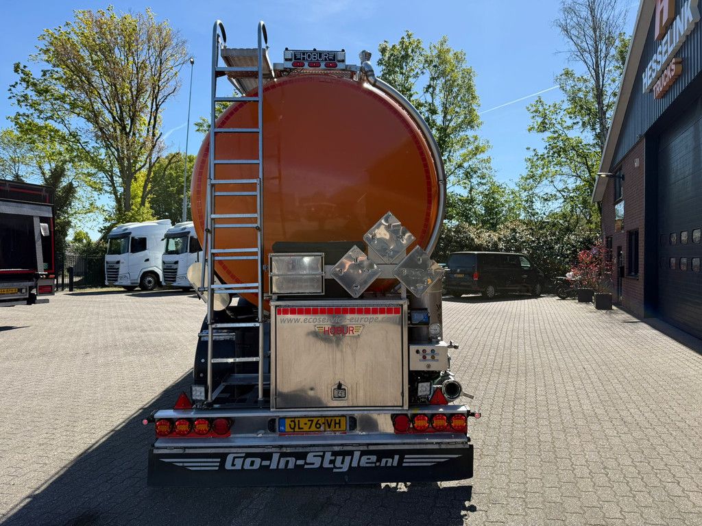 Hobur O-3-43 T SPECIAL HOBUR 36m3 ADR Borger pomp 2x stuuras RVS geisoleerd