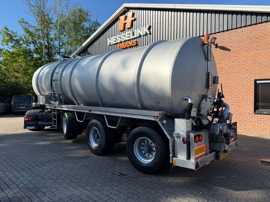 D-TEC 36m3 RVS Mestoplegger/Gulle/manure 6m3 Borger pomp 2X Stuuras