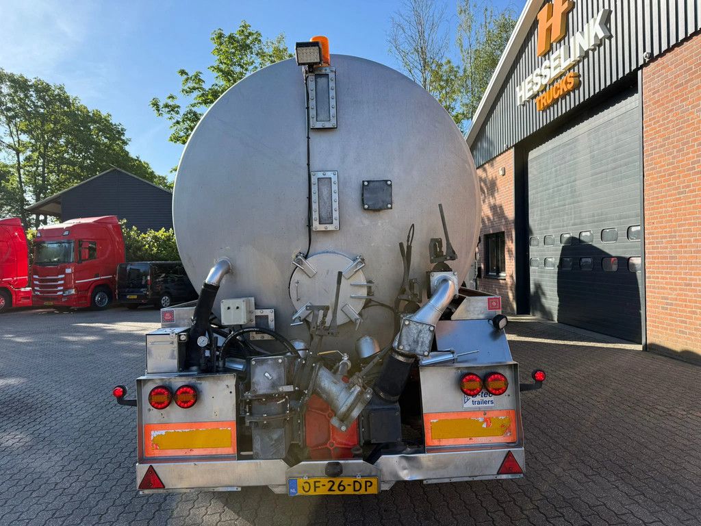 D-TEC 36m3 RVS Mestoplegger/Gulle/manure 6m3 Borger pomp 2X Stuuras