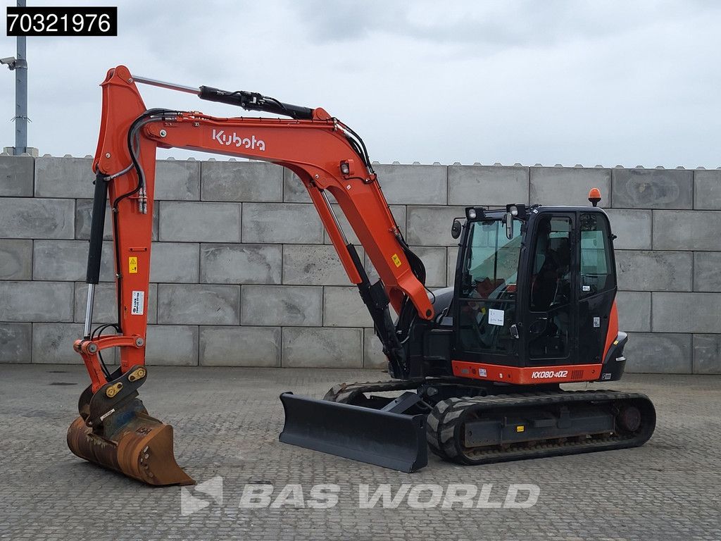 Kubota KX080 -4a2 A/C - 3 Buckets