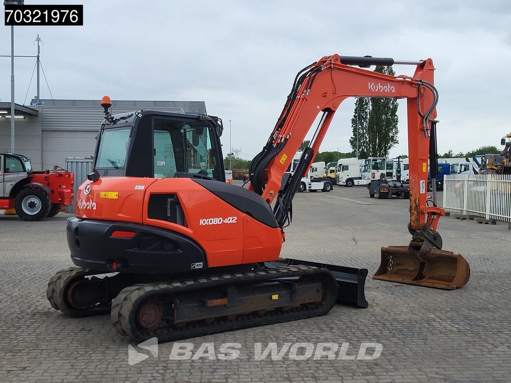 Kubota KX080 -4a2 A/C - 3 Buckets