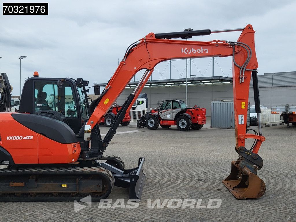 Kubota KX080 -4a2 A/C - 3 Buckets