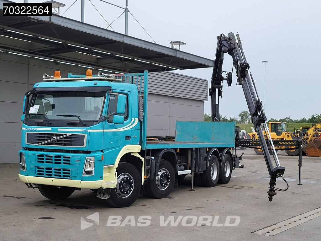 Volvo FM 400 8X4 HIAB 211 EP-5 HIDUO Full Steel