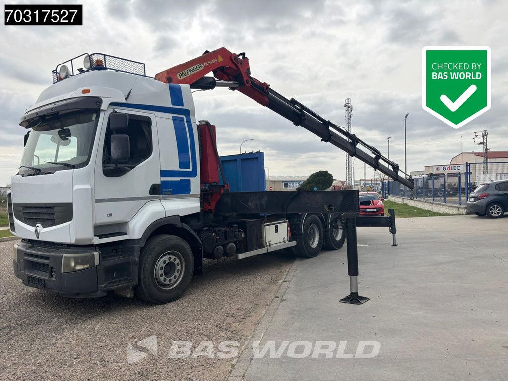 Renault Premium Premium 450 6X4 Palfinger PK54000 Crane Grua Manual Euro 5