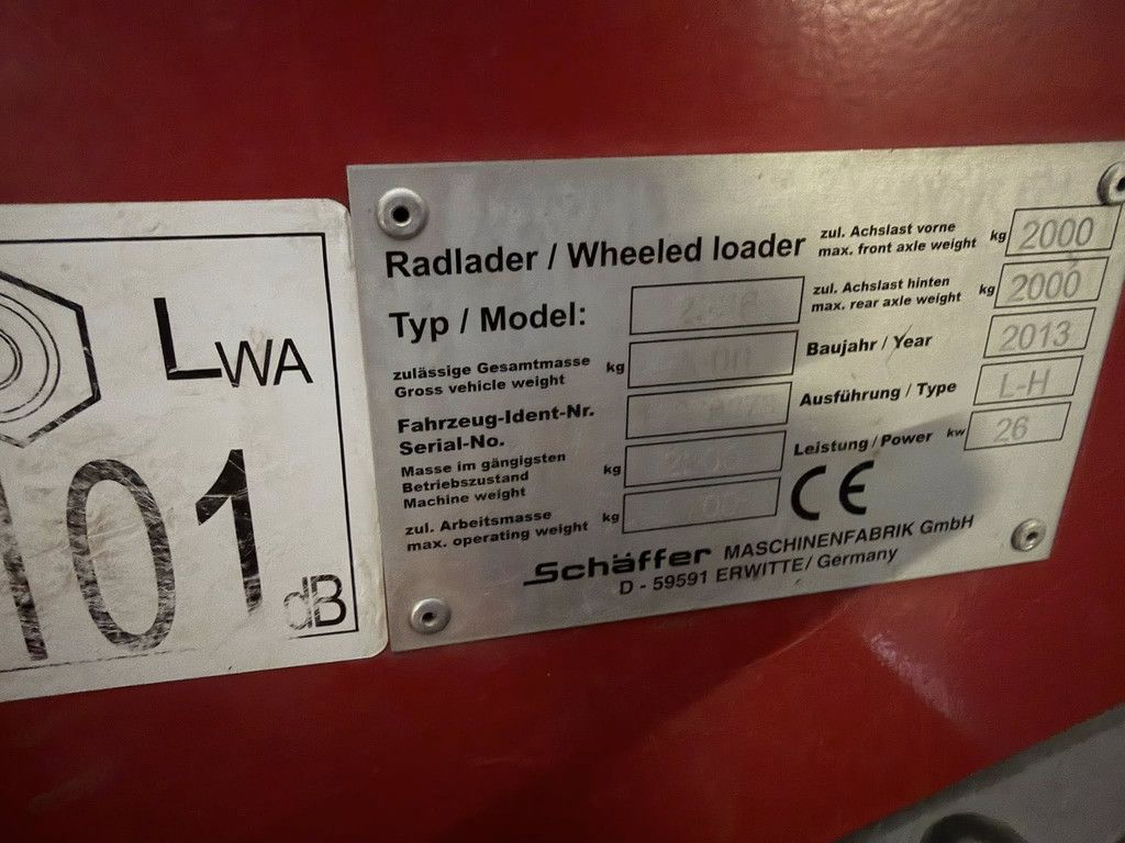Schäffer 2336 Shovel Loader