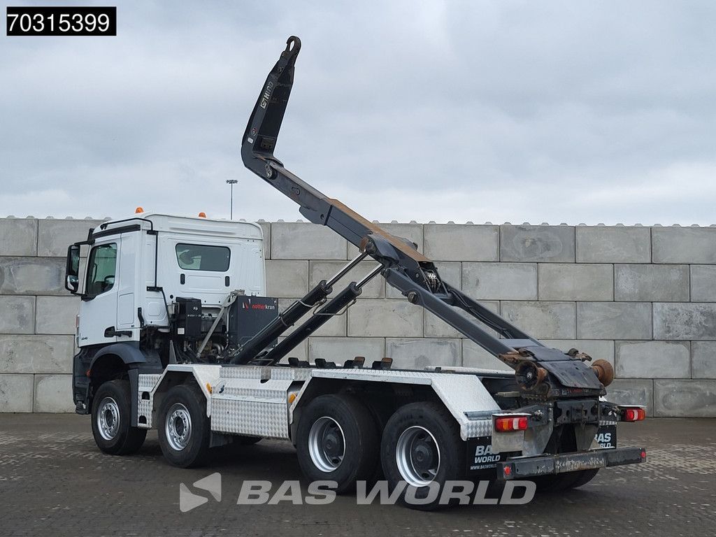 Mercedes Arocs 3248 8X4 HIAB XR26Z59S containersystem Big-Axle Steelsuspension Euro 6