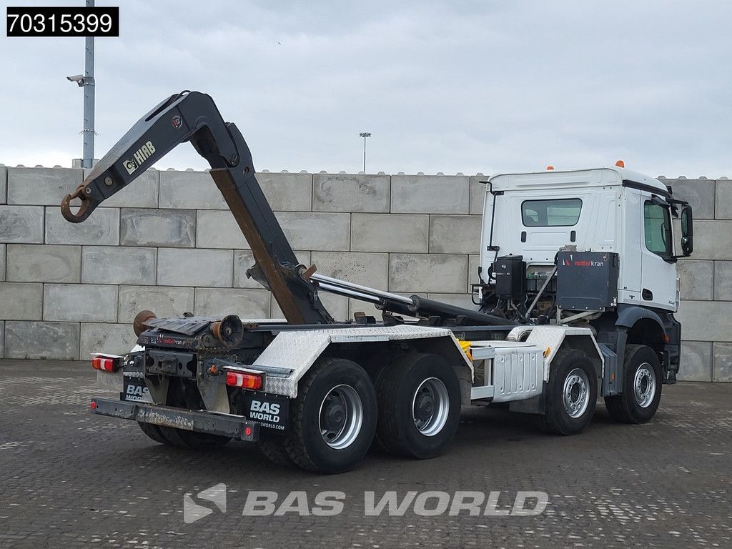 Mercedes Arocs 3248 8X4 HIAB XR26Z59S containersystem Big-Axle Steelsuspension Euro 6