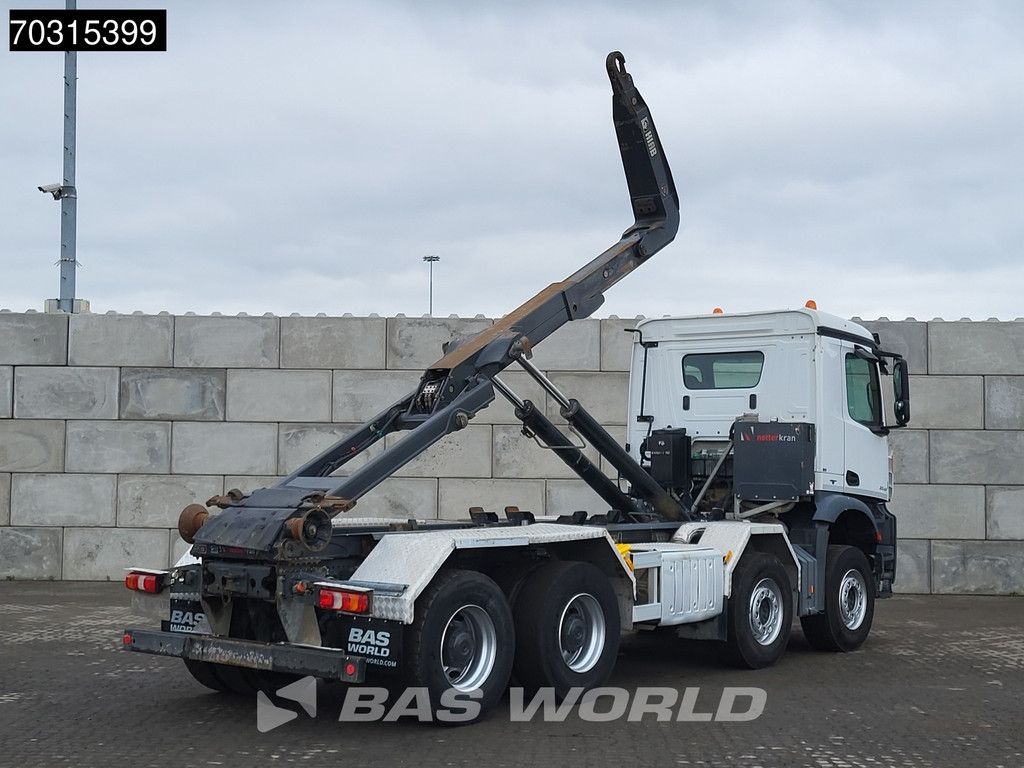 Mercedes Arocs 3248 8X4 HIAB XR26Z59S containersystem Big-Axle Steelsuspension Euro 6