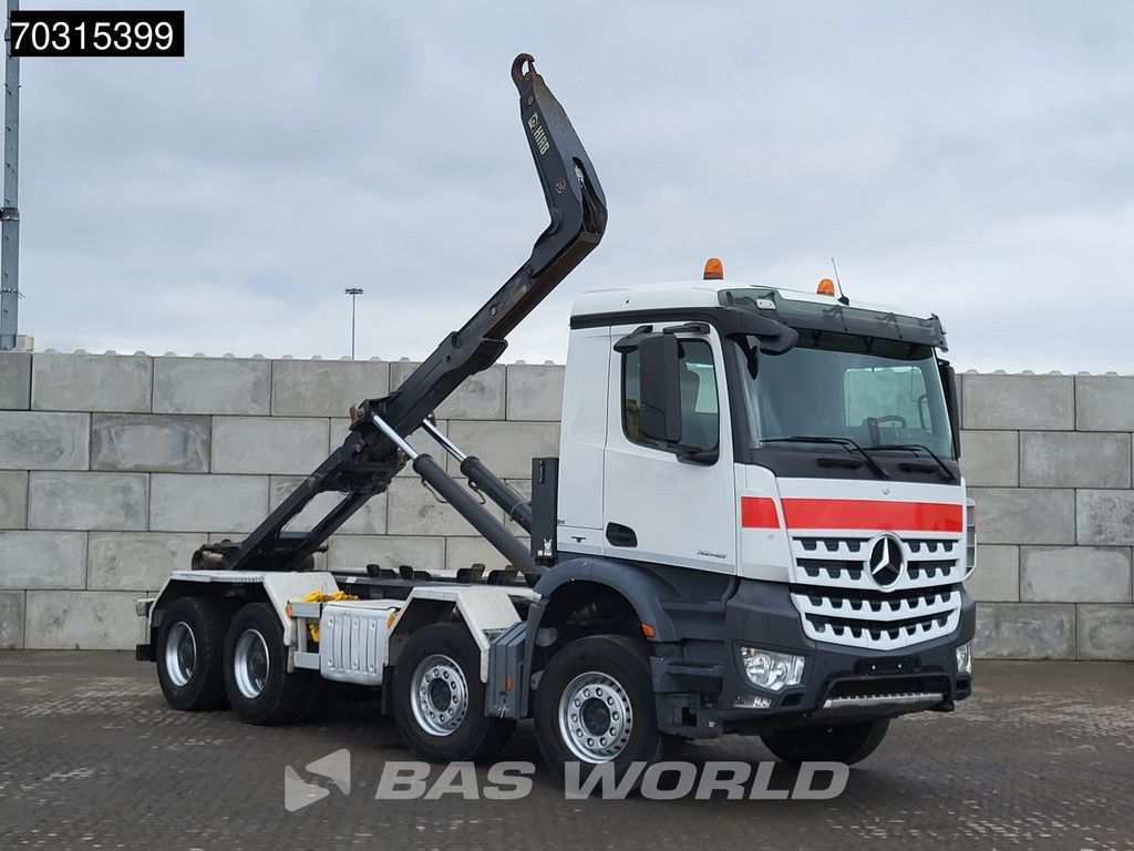 Mercedes Arocs 3248 8X4 HIAB XR26Z59S containersystem Big-Axle Steelsuspension Euro 6