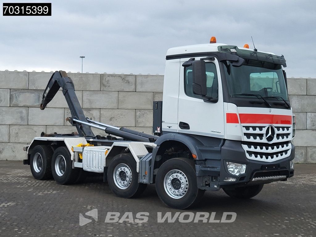 Mercedes Arocs 3248 8X4 HIAB XR26Z59S containersystem Big-Axle Steelsuspension Euro 6
