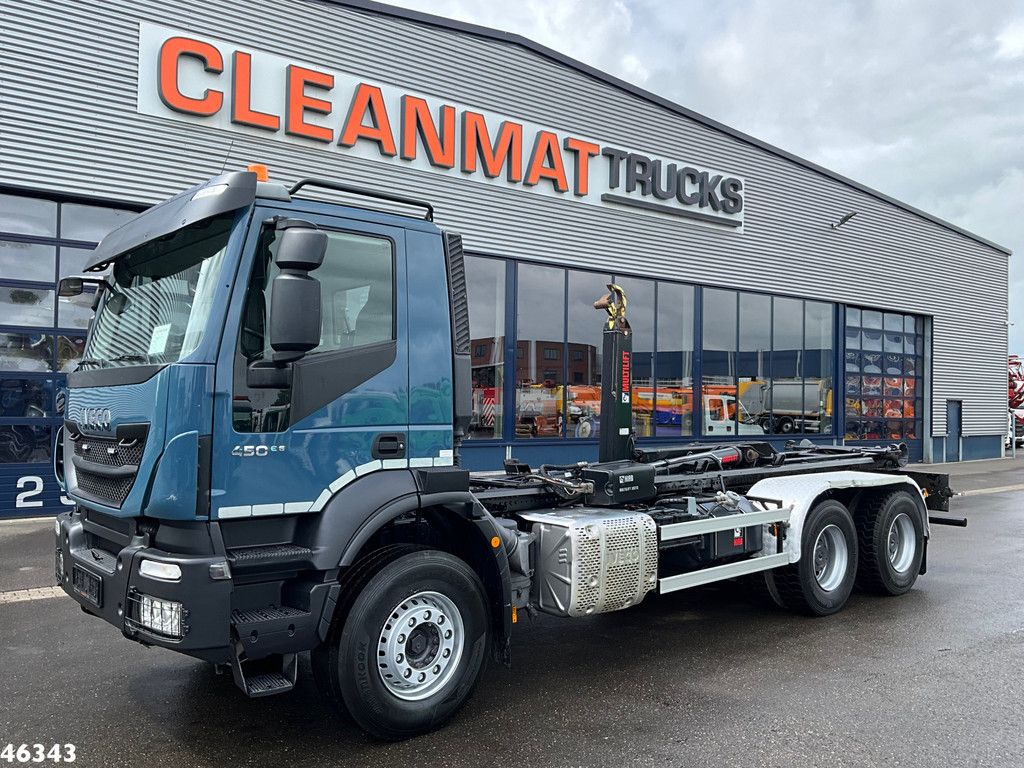 Iveco Stralis AD260T 6x4 Euro 6 Multilift 21 Ton haakarmsysteem