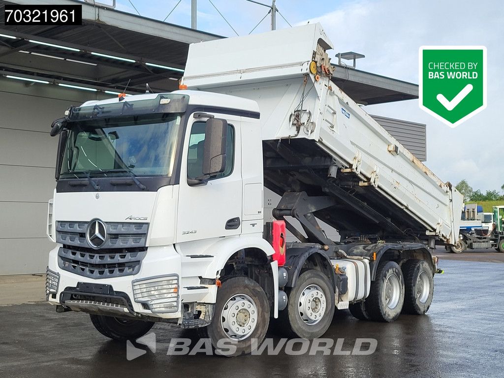 Mercedes Arocs 3243 8X4 11m3 2-way tipper steelsuspension Big-Axle Automatic Euro 6
