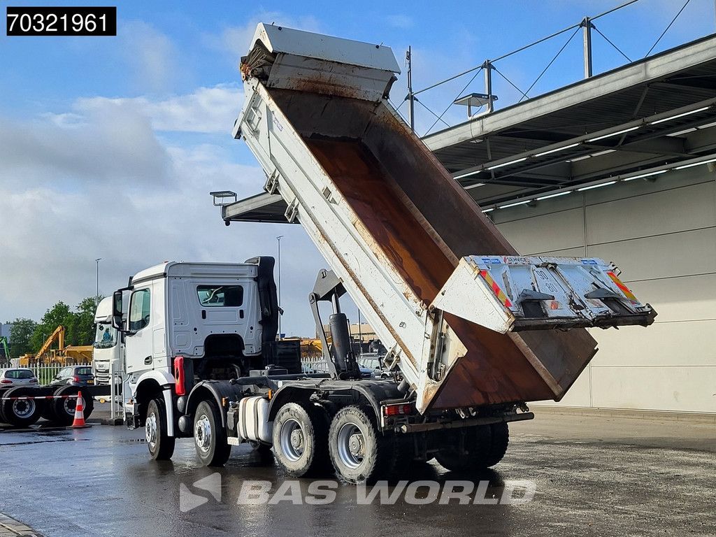 Mercedes Arocs 3243 8X4 11m3 2-way tipper steelsuspension Big-Axle Automatic Euro 6