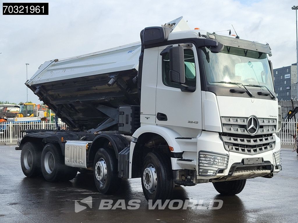 Mercedes Arocs 3243 8X4 11m3 2-way tipper steelsuspension Big-Axle Automatic Euro 6