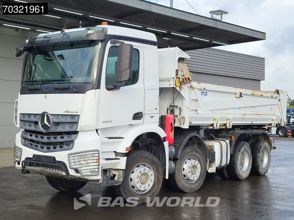 Mercedes Arocs 3243 8X4 11m3 2-way tipper steelsuspension Big-Axle Automatic Euro 6