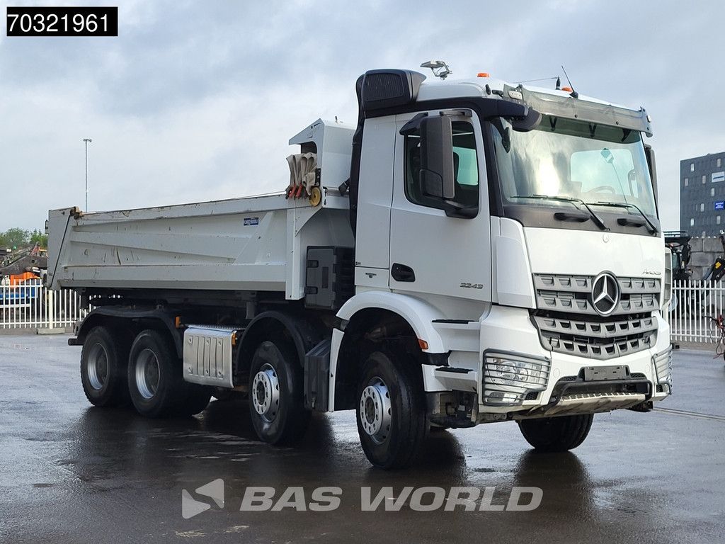 Mercedes Arocs 3243 8X4 11m3 2-way tipper steelsuspension Big-Axle Automatic Euro 6