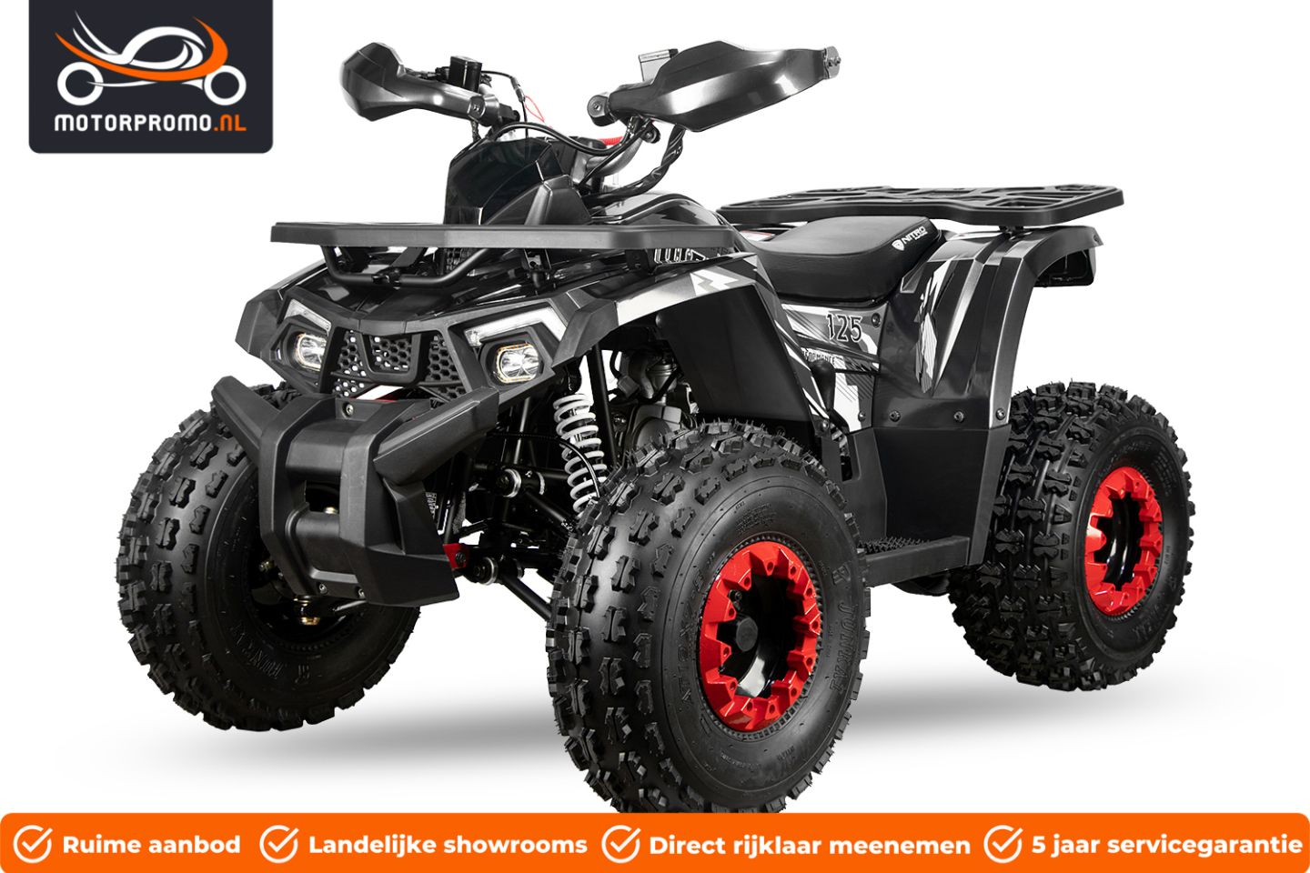 Quads 125cc benzine kinderquads atv kinderquad of elektrisch