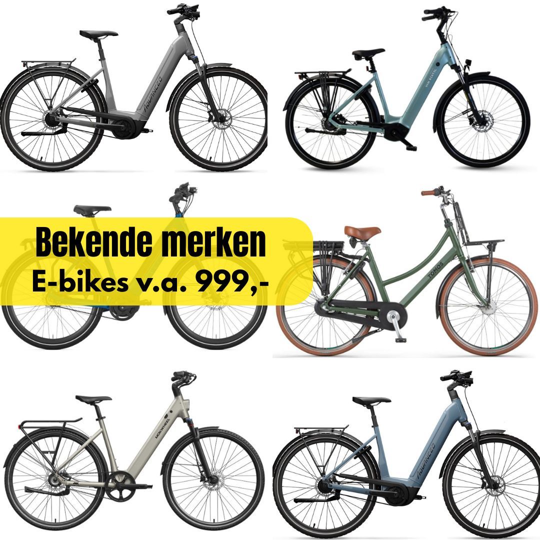 Elektrische Fiets Kopen? Bekende merken & Forse Kassakortingen!