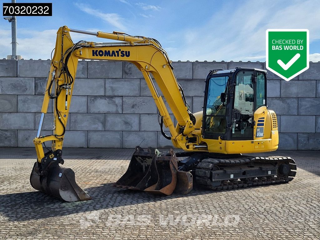 Komatsu PC80 MR-5E0 A/C - 3 Buckets