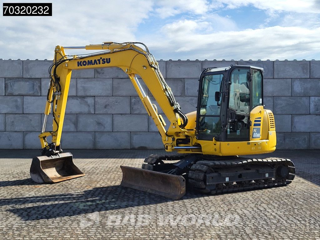 Komatsu PC80 MR-5E0 A/C - 3 Buckets