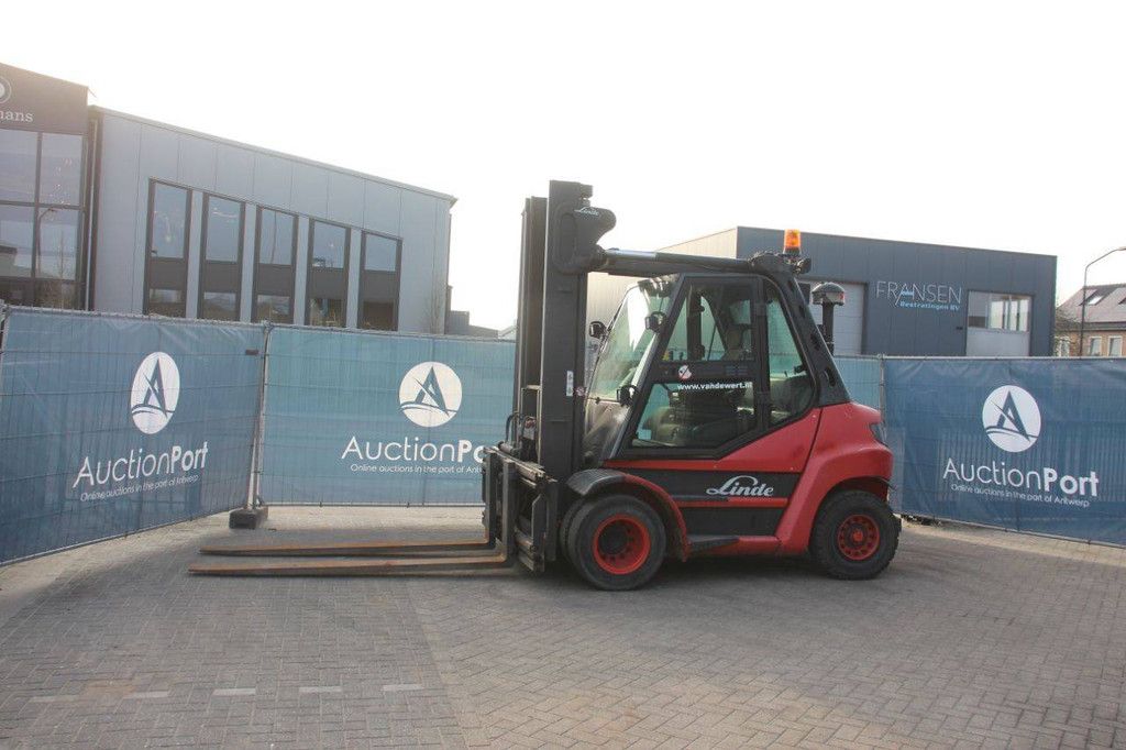 Linde H80D-01 Diesel Forklift 8000kg 4.15m 2011