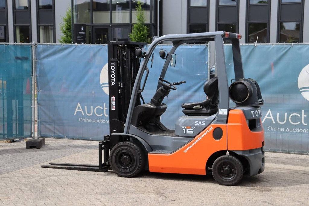 Forklift Toyota 02-8FGF18 LPG 1550kg 4.3m 2008