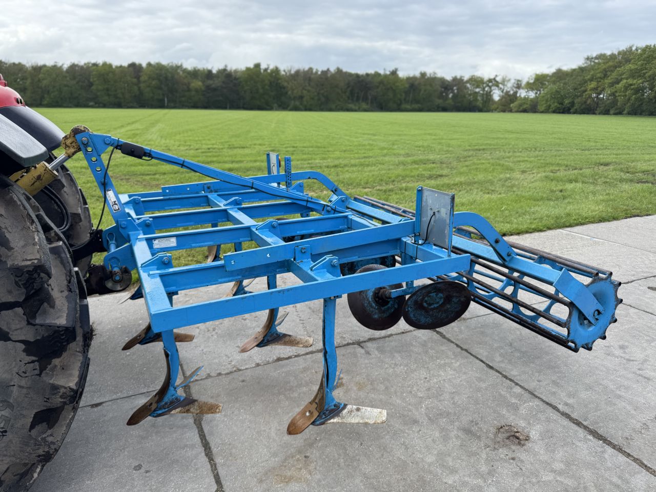Lemken Smaragd 80/300 vleugelschaar cultivator 3 meter buizenrol