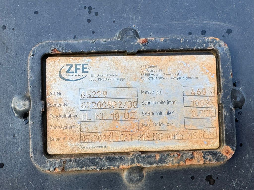 Lehnhoff Excavation bucket MS 10 10t /15t machine
