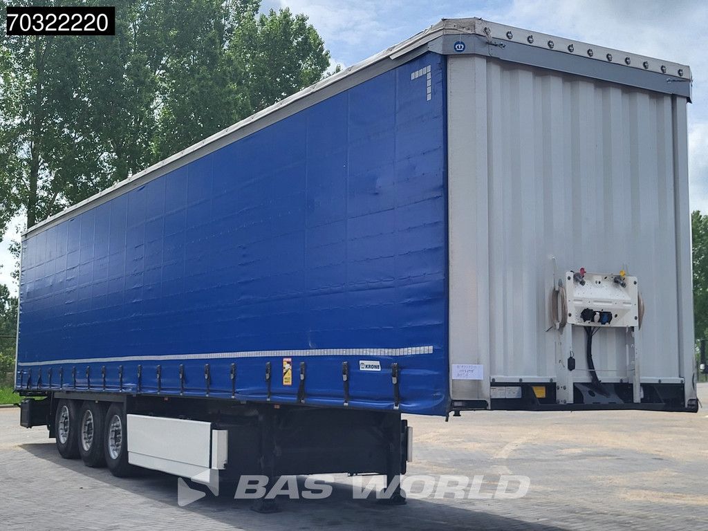 Krone SD Lift Axle Palletkist Anti Vandalism Sliding Roof