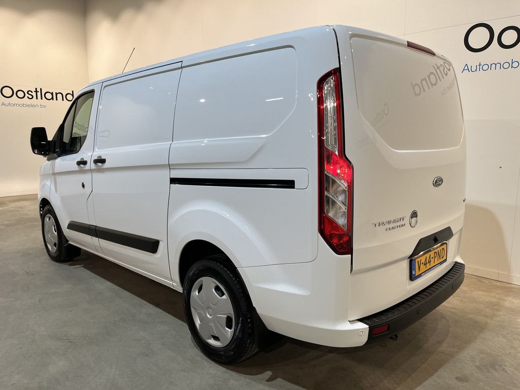 Ford Transit Custom 340 L1H1 PHEV Benzine Hybride Trend Automaat / Euro 6 / Schuifdeur L + R / Airco / CarPlay / Cruise Control / Camera / Navigatie / Klep / 3-Zits / 18.300 KM !!