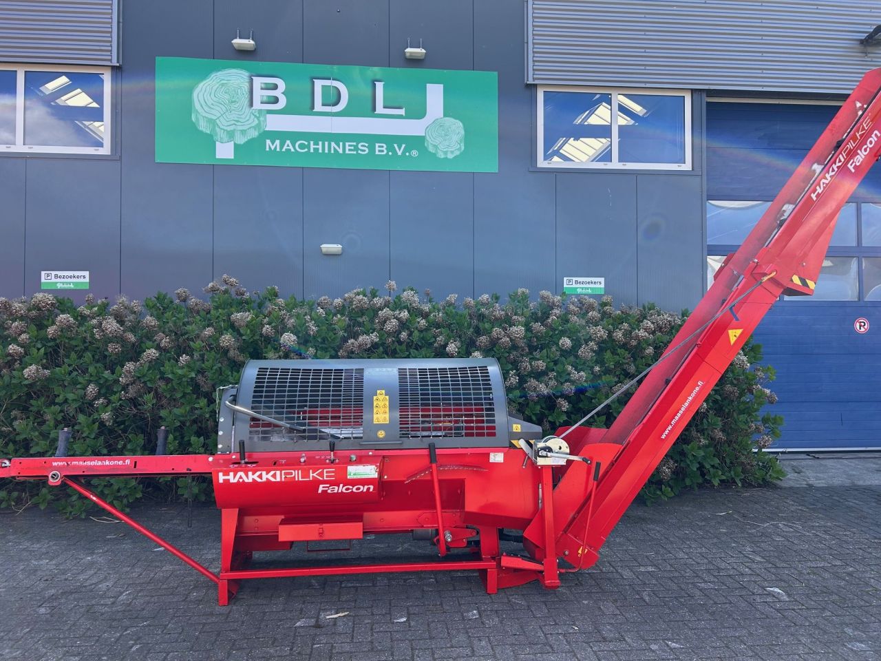 Gebruikte: nette Hakki Pilke Falcon EM 380V zaagkloofmachine